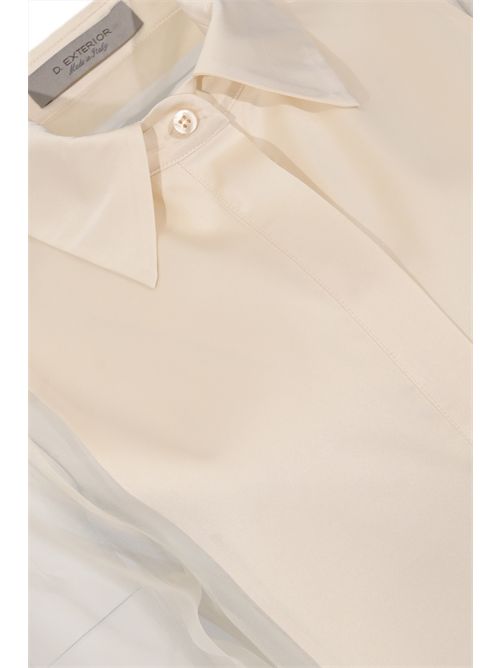 Camicia in seta e raso D. Exterior | 626813AVOR